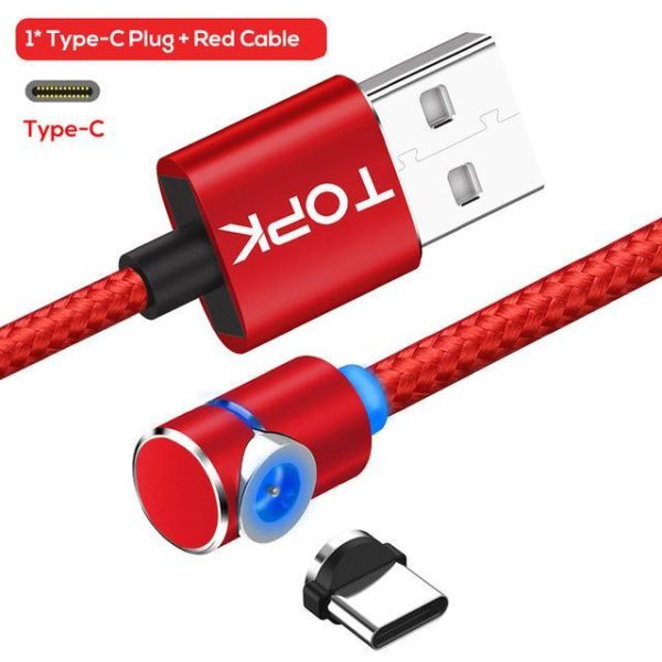 Magnetic Cable Micro Usb Cable 360 Degree Rotate Magnetic Charge Phone Charging Cord Wire - Image 7