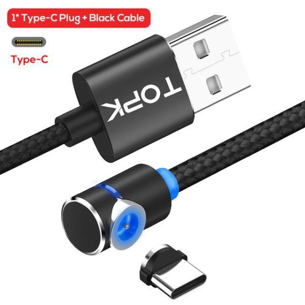 Magnetic Cable Micro Usb Cable 360 Degree Rotate Magnetic Charge Phone Charging Cord Wire - Image 3