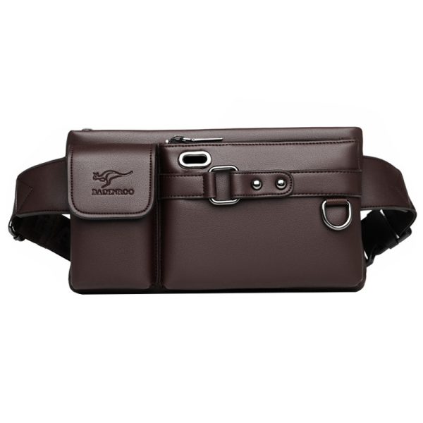 Luxury Brand Waist Bag Men Leather Fanny Pack Chest Bag Male Casual Belt Bags Sling Crossbody Bum Bag Belly Waist Packs Heuptas - Image 2