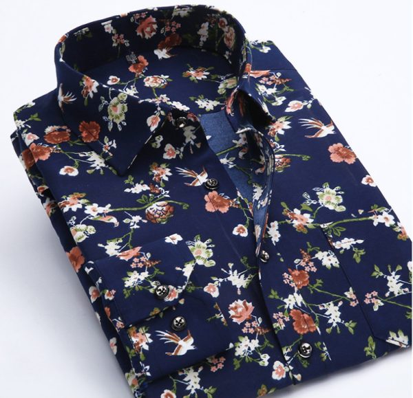 Mens Floral Print Shirts - Image 4