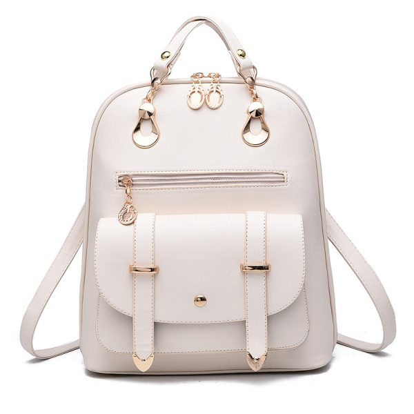 Female bag fashion PU leather dual-use backpack - Image 6