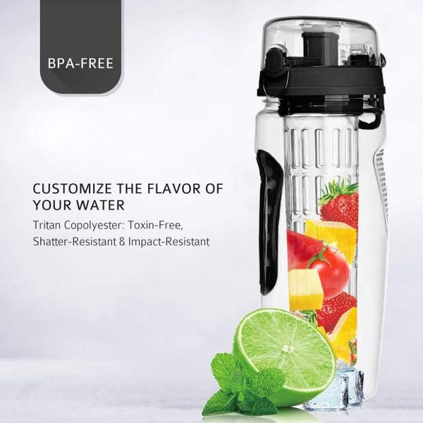 1000ml Water Fruit Bottle BPA Free Plastic Sport Fruit Infuser Water Bottles With Infuser Juice Shaker Drink Bottle Of Water - Image 5