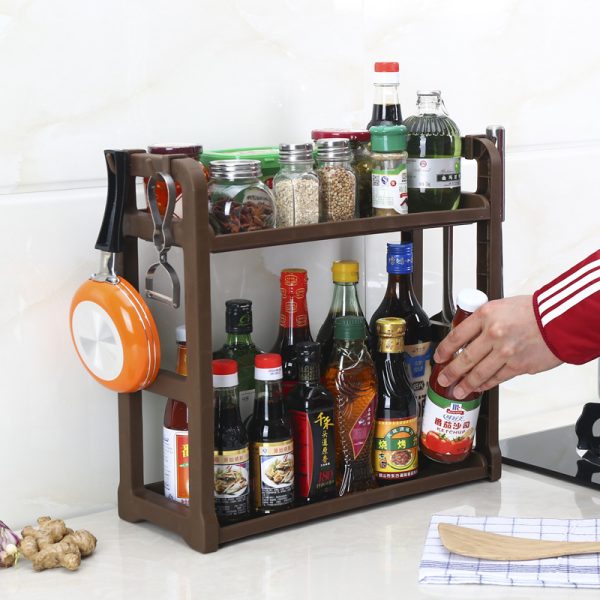 Kitchen Storage Shelving Kitchen Supplies Storage Artifact Multilayer - Image 8