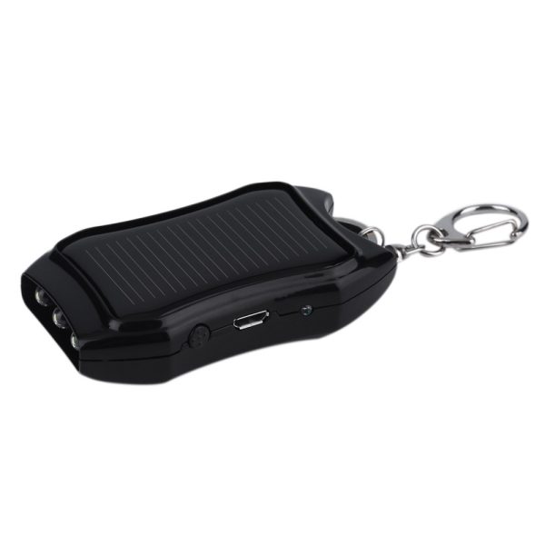 Solar Mobile Phone Power Bank  Flashlight Keychain Power - Image 6